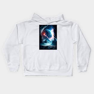 Magic in Chaos: Cosmic Landscapes Kids Hoodie